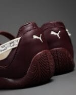 PUMA Speedcat Ballet Lace – Burgundy / Cream (Ruby Lace colorway) - Image 6