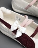PUMA Speedcat Ballet Lace Bow – Burgundy Cream - Image 2