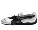 PUMA Speedcat Ballet Lace Bow – Silver Black