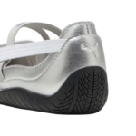 Speedcat Ballet Women's Metallic Shoes PUMA Silver-PUMA White - Image 8