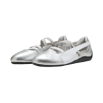 Speedcat Ballet Women's Metallic Shoes PUMA Silver-PUMA White - Image 6