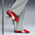 PUMA Speedcat Iconic Low-Profile Racing Sneakers All Time Red-PUMA White - Image 2