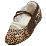 Puma Women's Speedcat Ballet Wild Leopard Pony Hair Trainers - Image 10