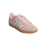 Adidas Gazelle Indoor Shoes - Sandy Pink / Cloud White / Gum - Image 5