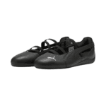 PUMA Speedcat Ballet Leather Shoes for Women in Black/White. - Image 5
