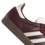 Adidas Samba OG Shoes - Maroon / Off White / Gum - Image 2