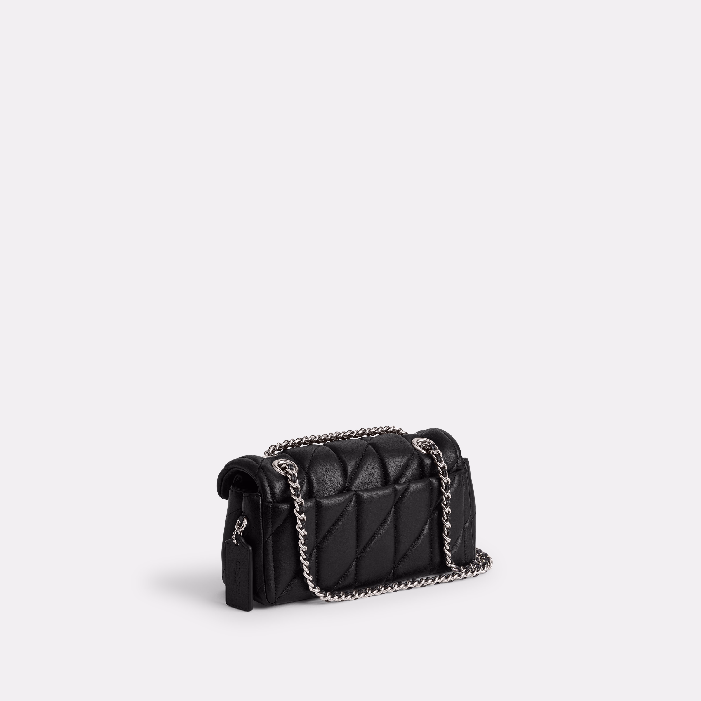 Coach Tabby Shoulder Bag 20 with Pillow Quilting – Black (Silver hardware), photo 5 of 6
