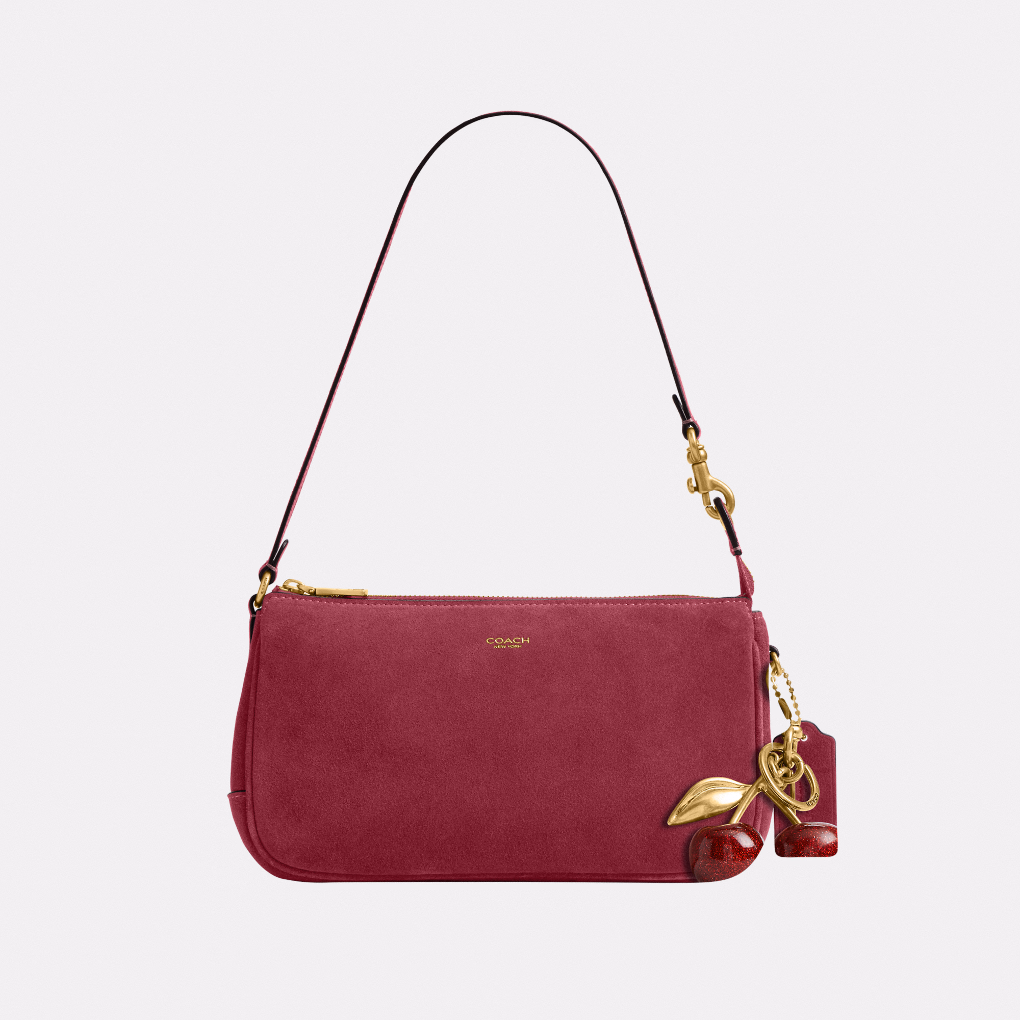 Coach Plaza Bag – Pink Suede, photo 5 of 9