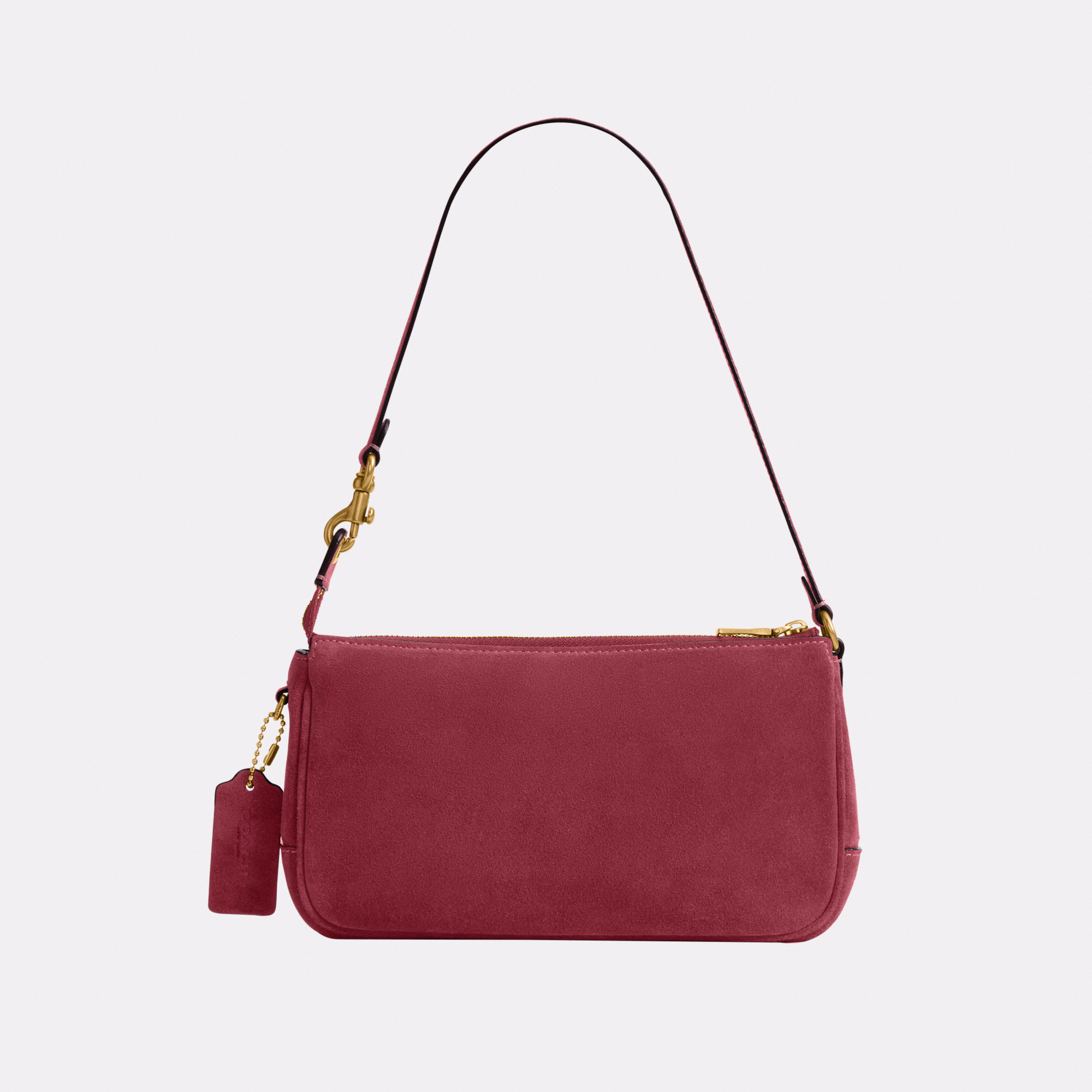 Coach Plaza Bag – Pink Suede, photo 8 of 9