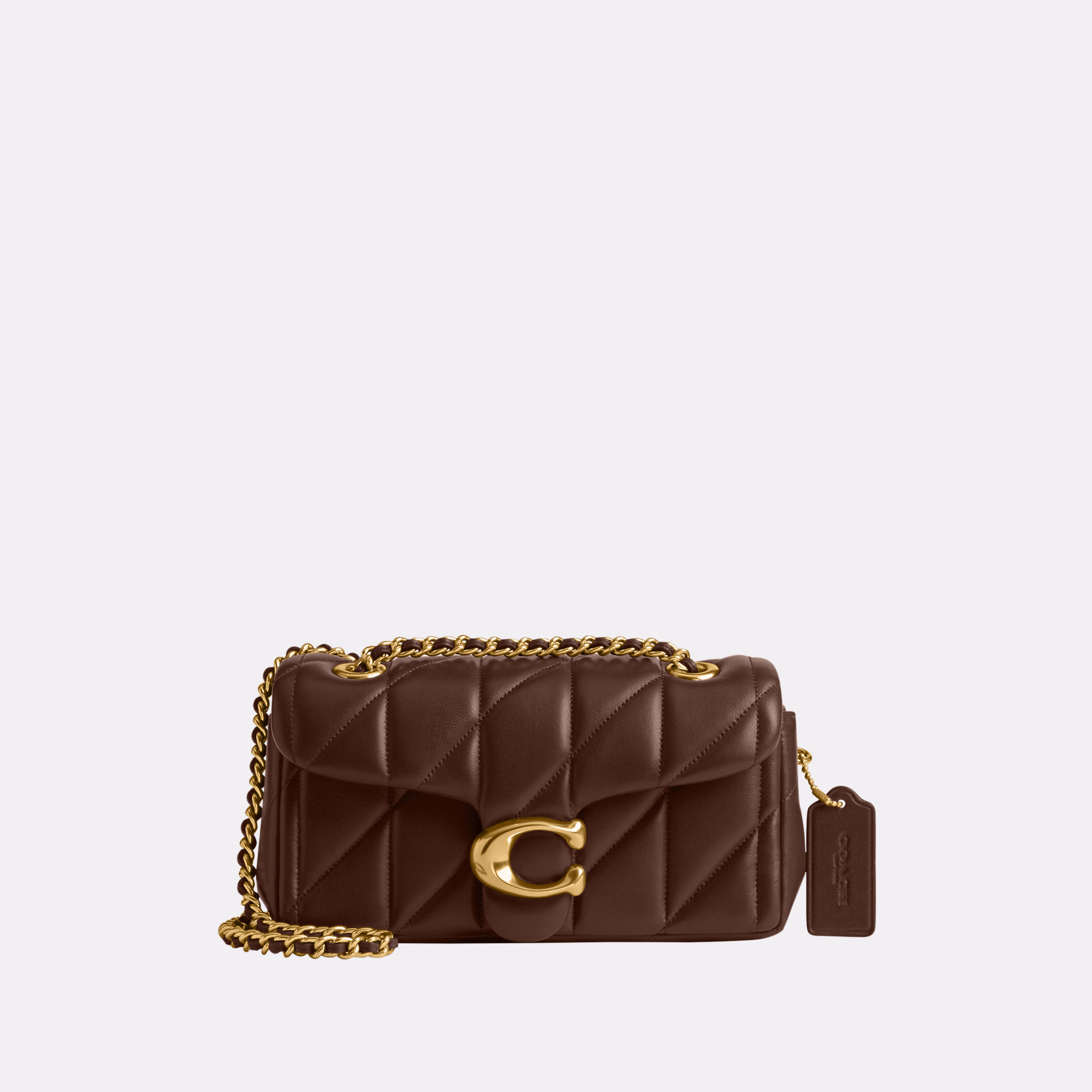 Coach Tabby Shoulder Bag 20 with Pillow Quilting – Dark Brown