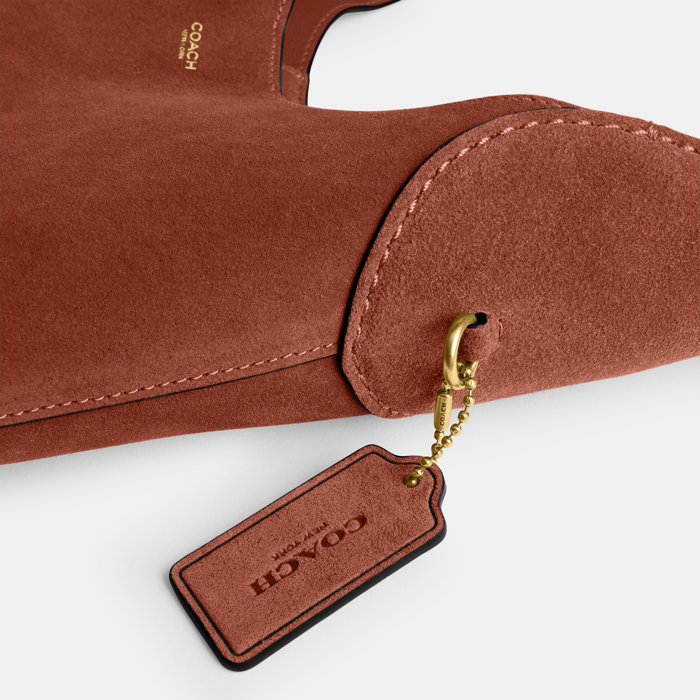 Coach Brooklyn Shoulder Bag 28 – Rust, photo 4 of 10