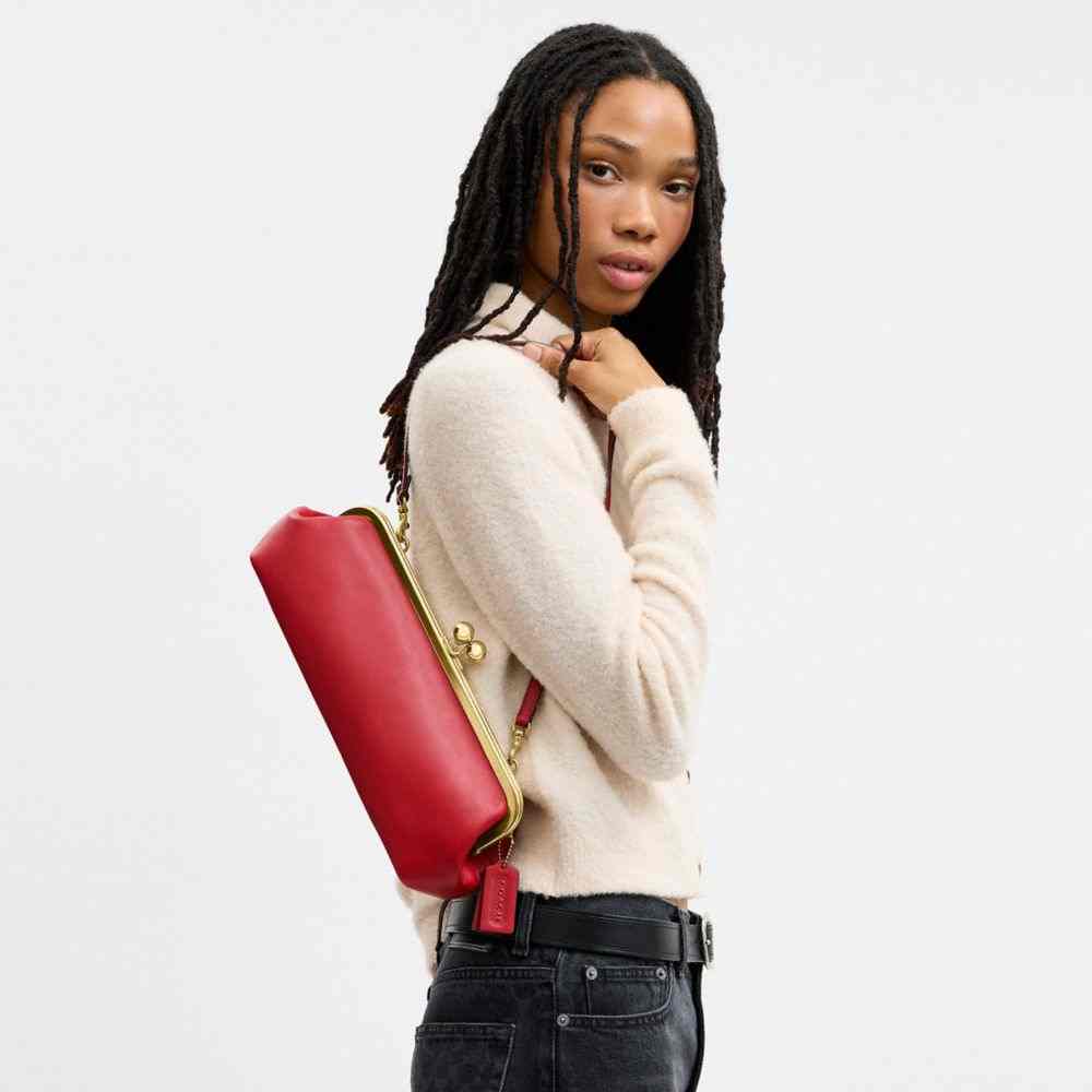 Coach Kisslock Frame Bag 30 – Red, photo 4 of 9