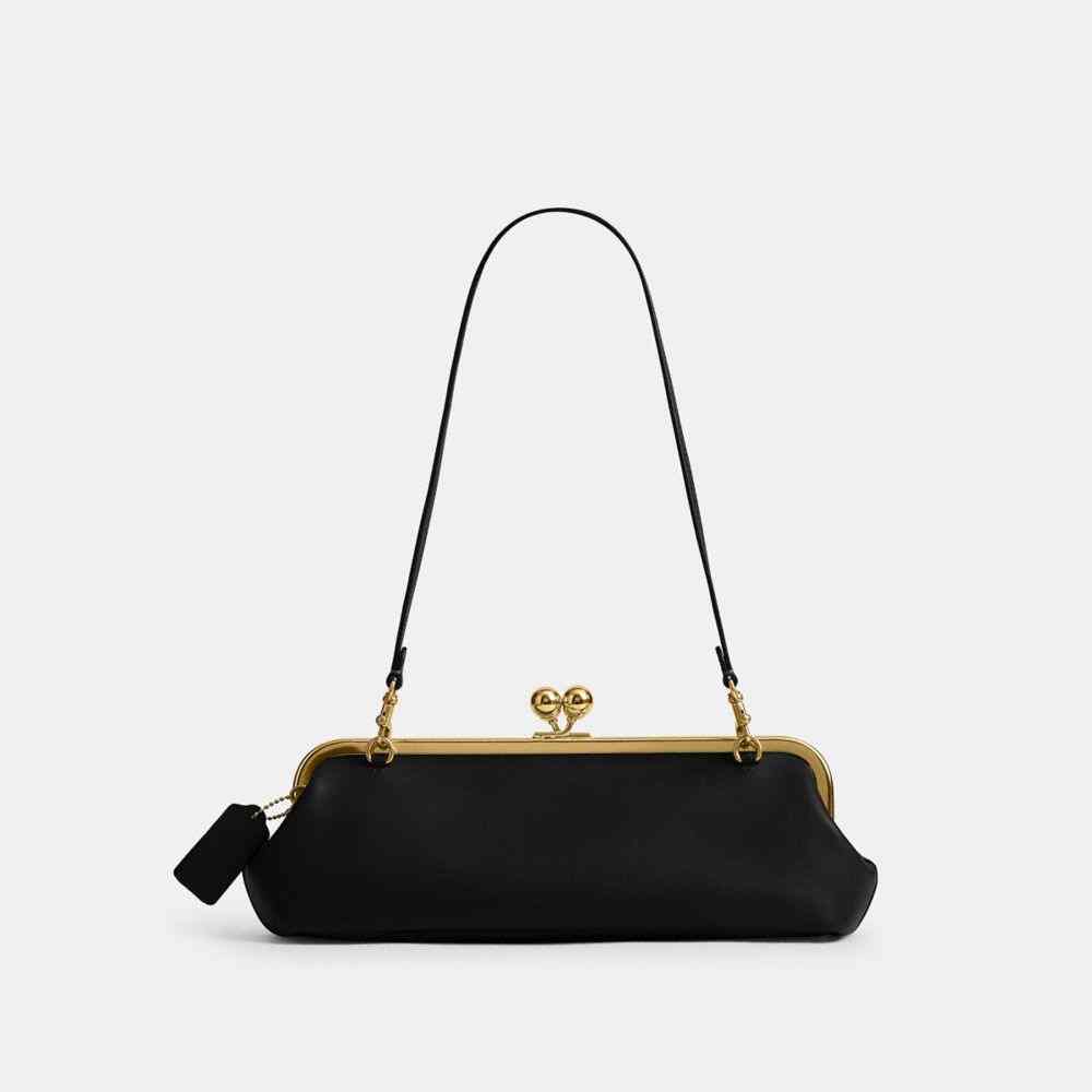 Coach Kisslock Frame Bag 30 – Black, photo 8 of 9