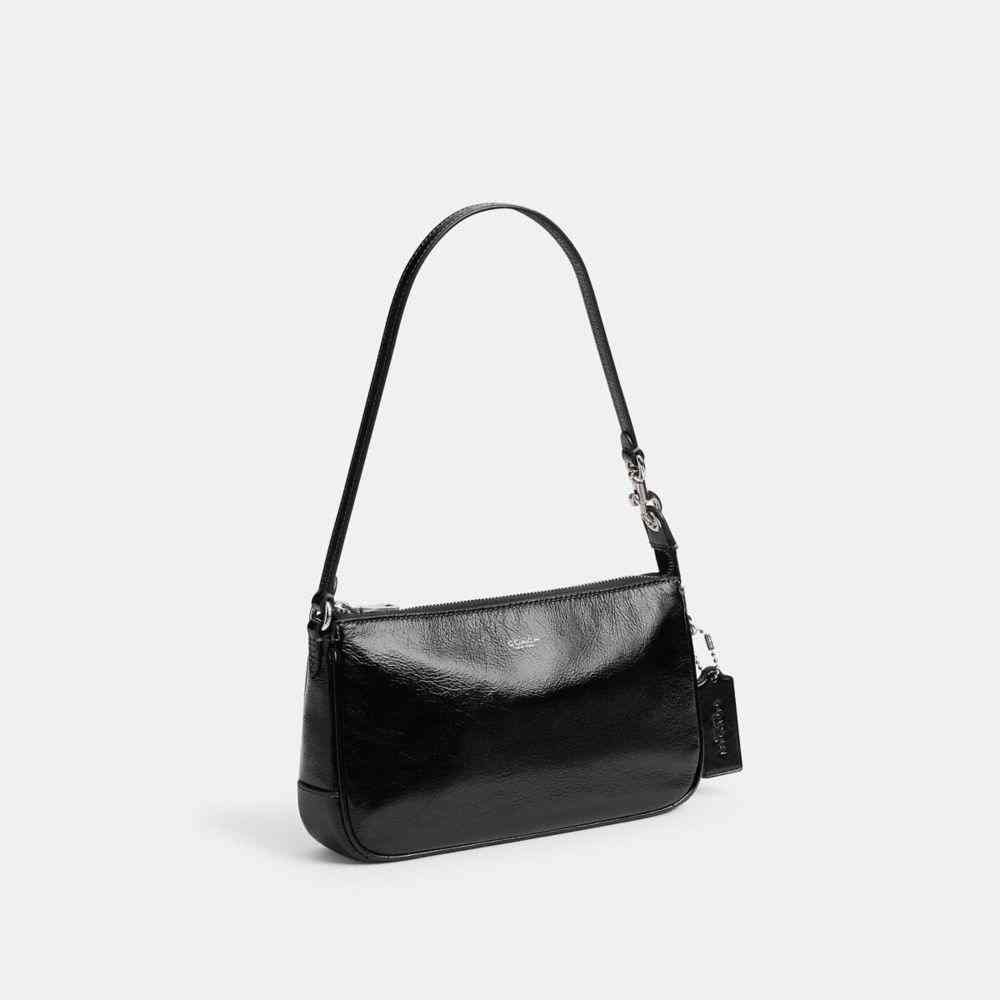 Coach Plaza Bag – Black Glazed (Silver hardware), photo 9 of 9