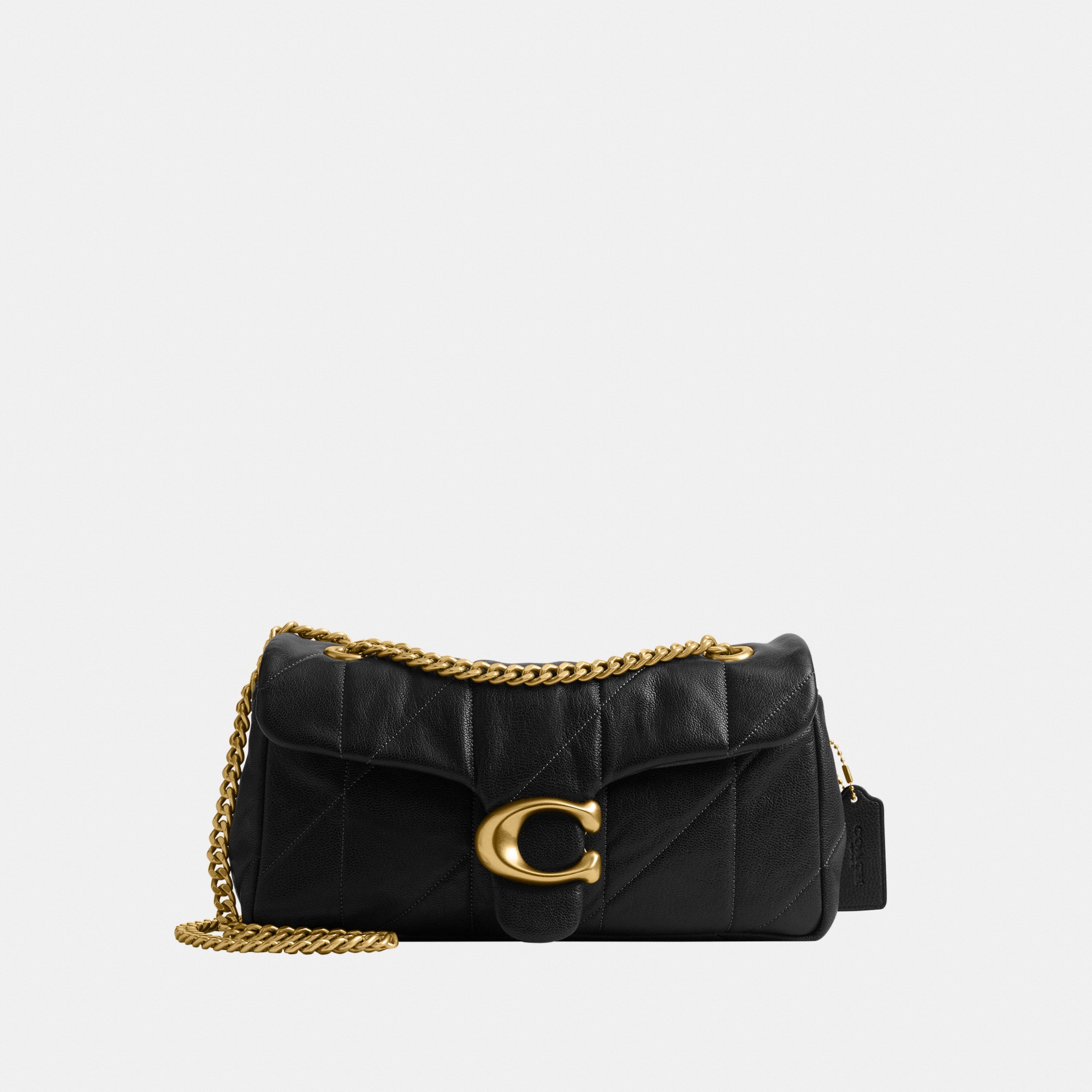 Coach Tabby Shoulder Bag 26 with Quilting – Black