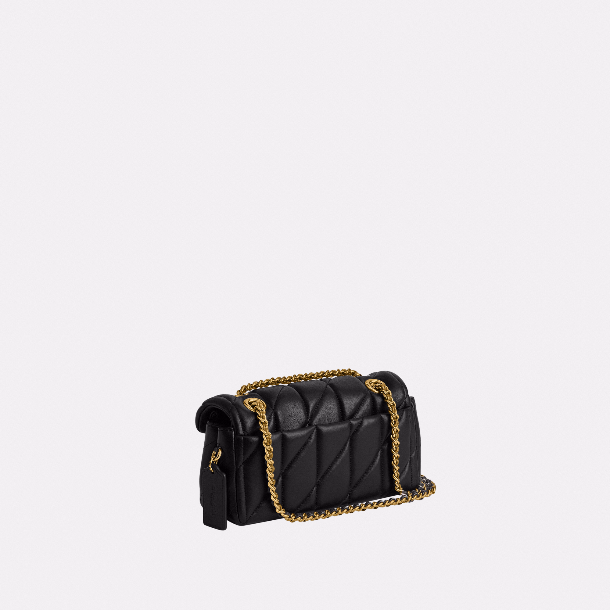 Coach Tabby Shoulder Bag 20 with Pillow Quilting – Black (Brass hardware), photo 7 of 7