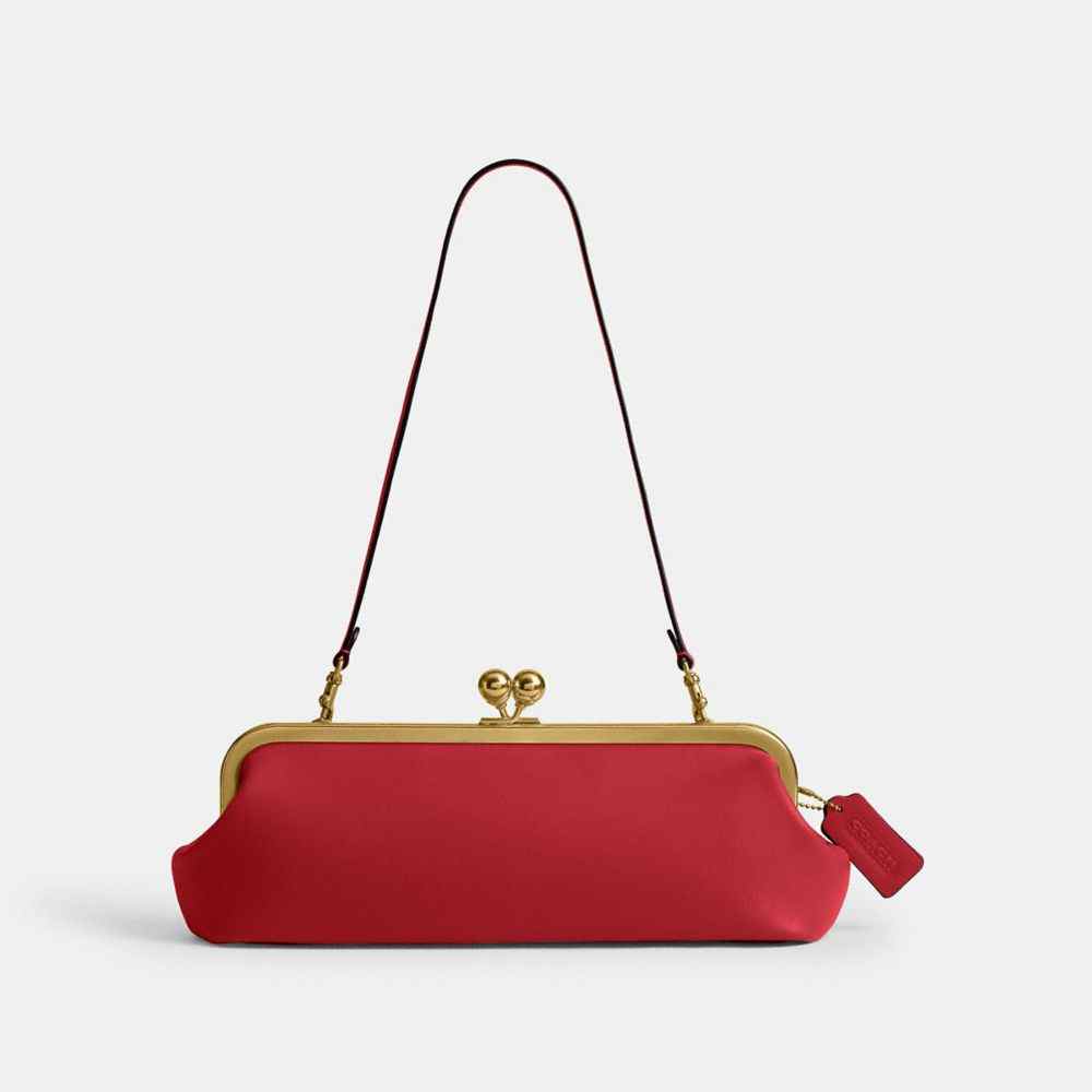 Coach Kisslock Frame Bag 30 – Red