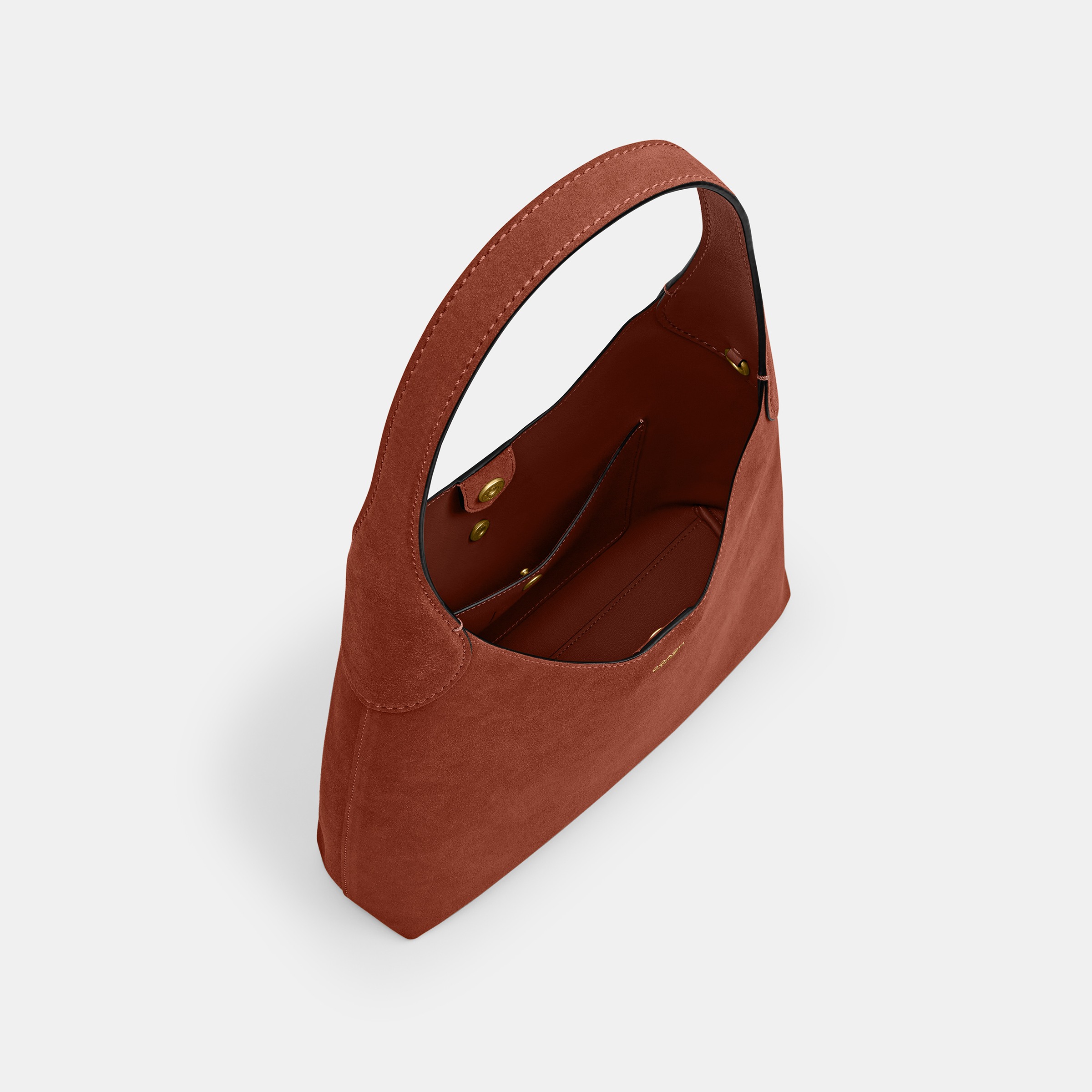 Coach Brooklyn Shoulder Bag 28 – Rust, photo 7 of 10
