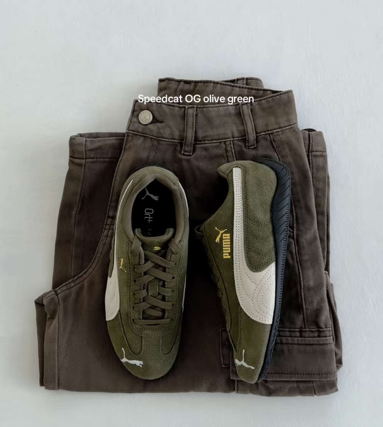 PUMA Speedcat OG – Olive Green / PUMA Black