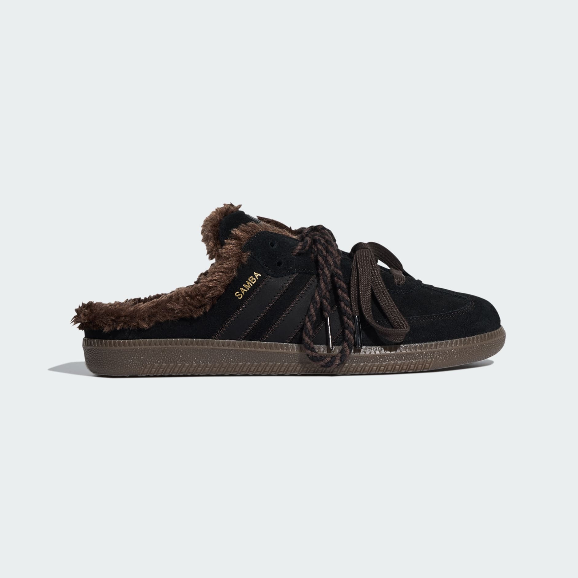 Adidas Samba OG Mule Women's – Core Black / Core Black / Dark Brown