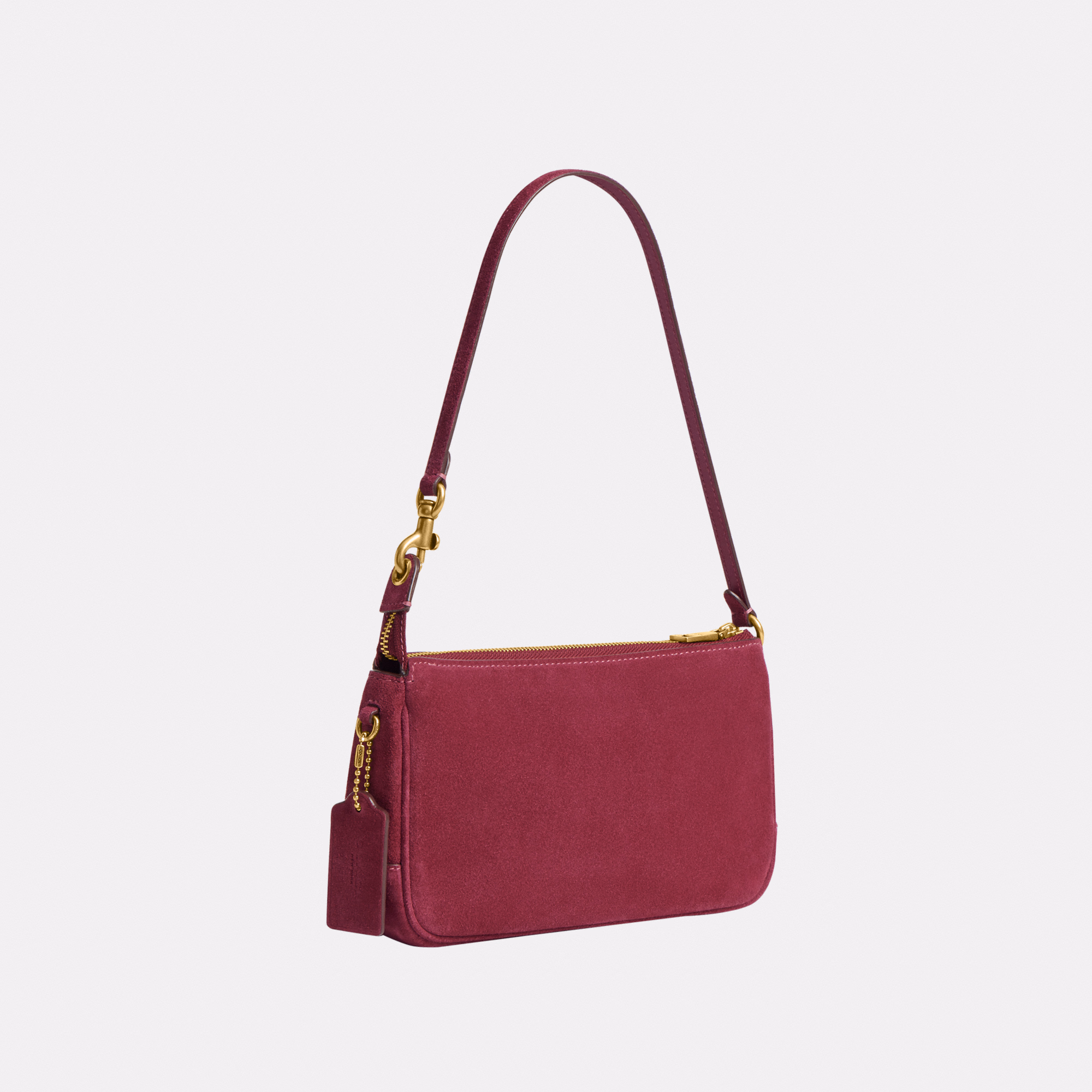 Coach Plaza Bag – Pink Suede, photo 9 of 9