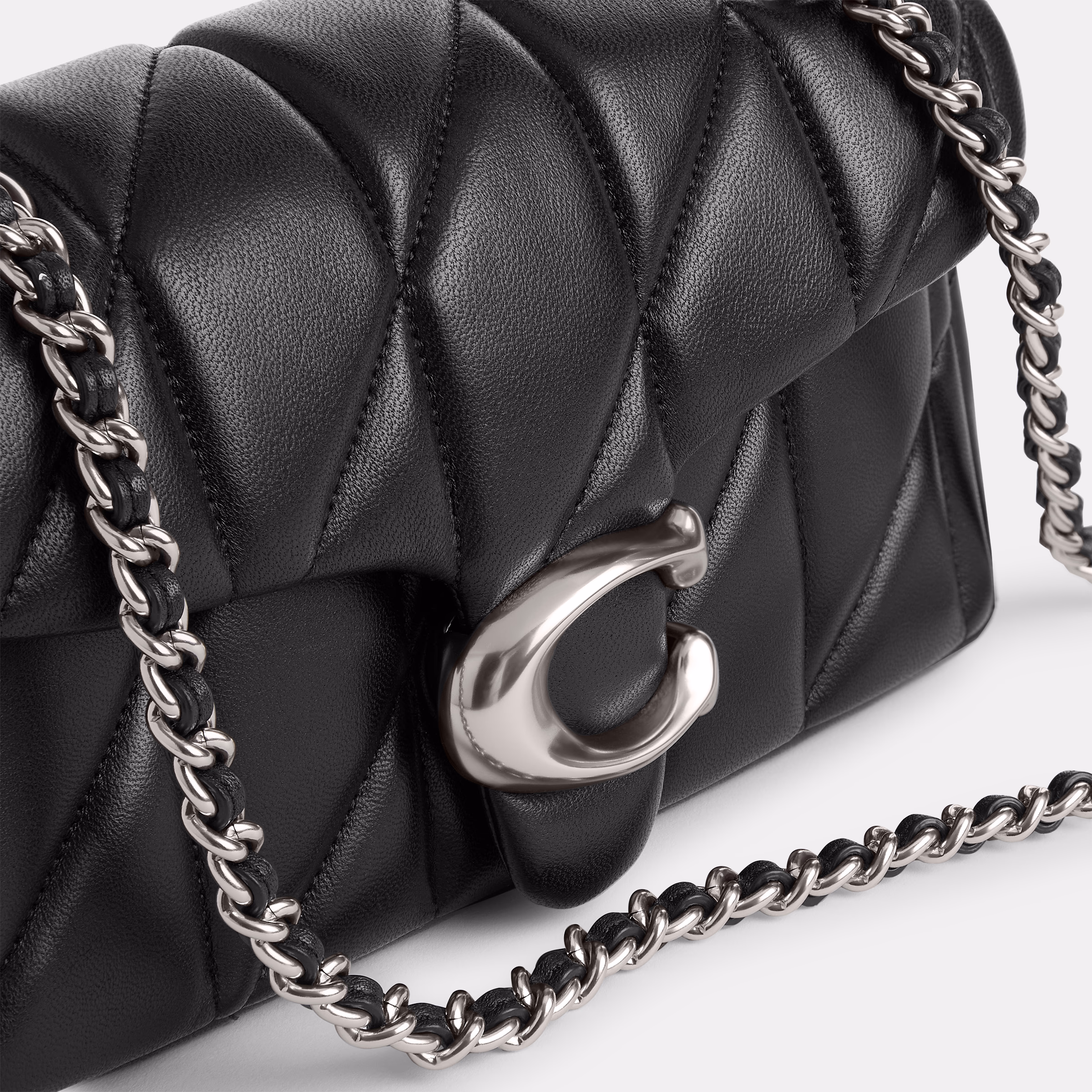 Coach Tabby Shoulder Bag 20 with Pillow Quilting – Black (Silver hardware), photo 2 of 6