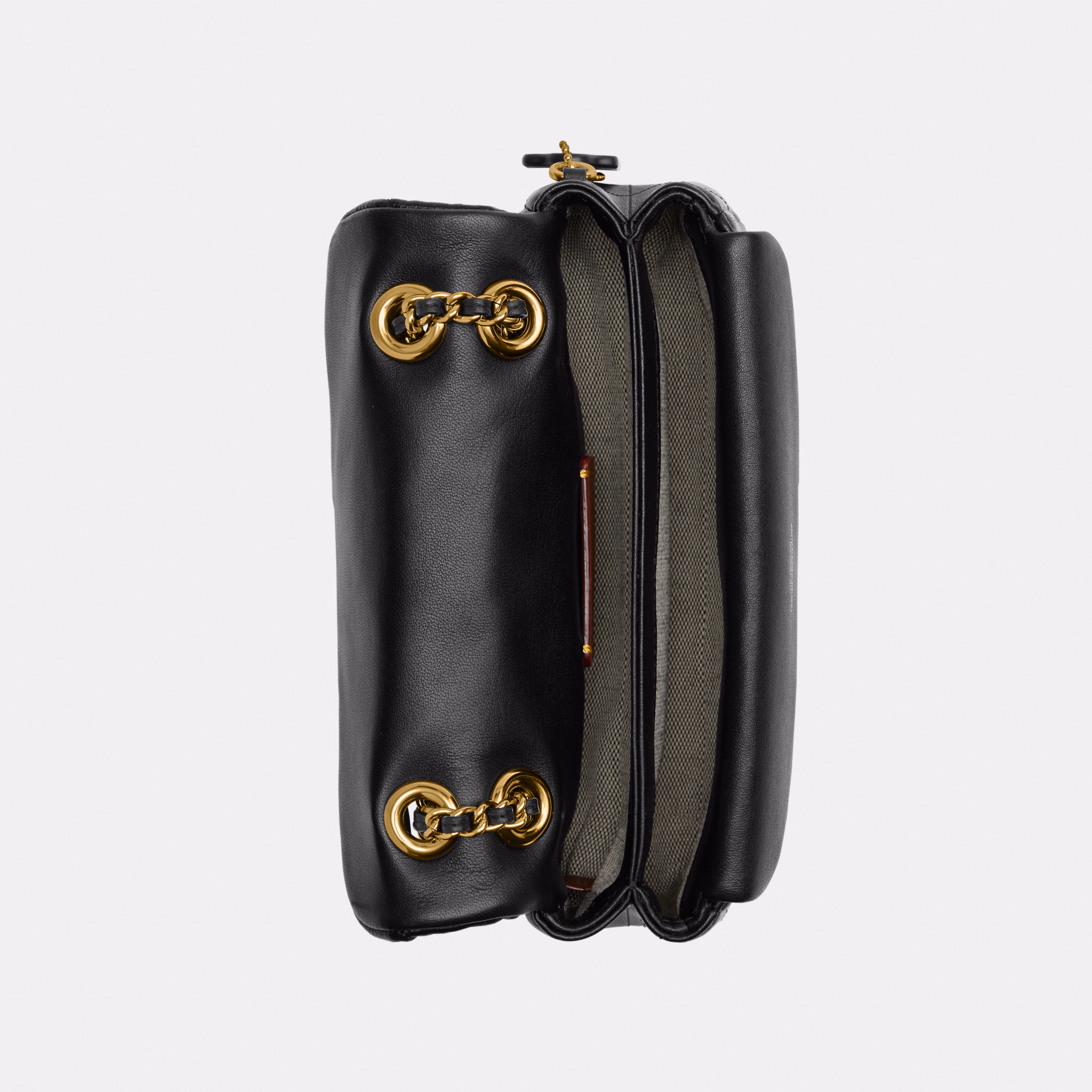 Coach Tabby Shoulder Bag 20 with Pillow Quilting – Black (Brass hardware), photo 4 of 7