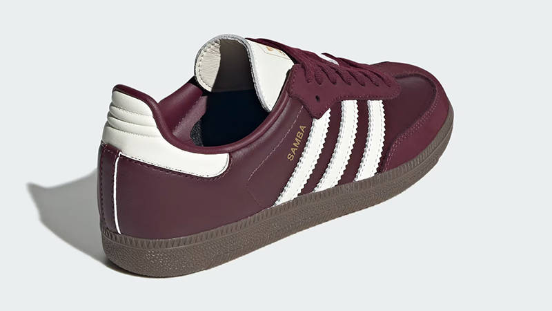Adidas Samba OG Women's – Maroon / Off White / Gum, photo 4 of 6