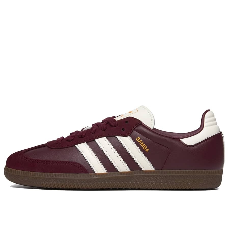 Adidas Samba OG Women's – Maroon / Off White / Gum, photo 6 of 6