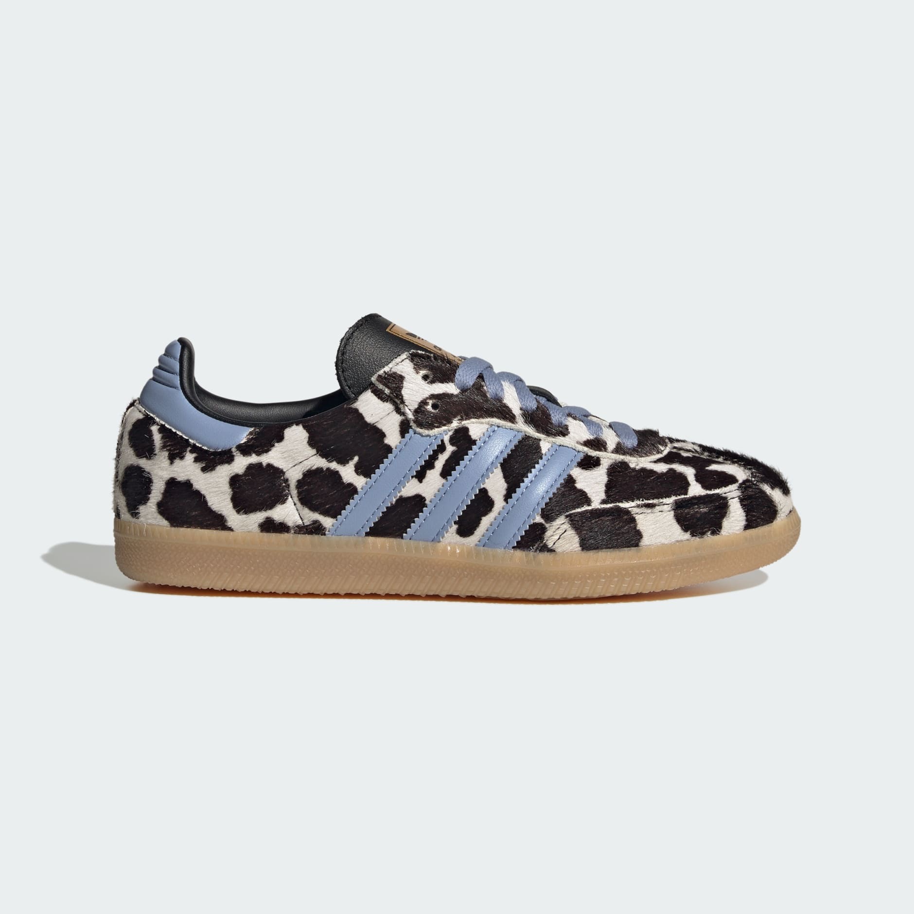 Adidas Samba OG Women's “Cow Print” – Chalk Blue / Core Black