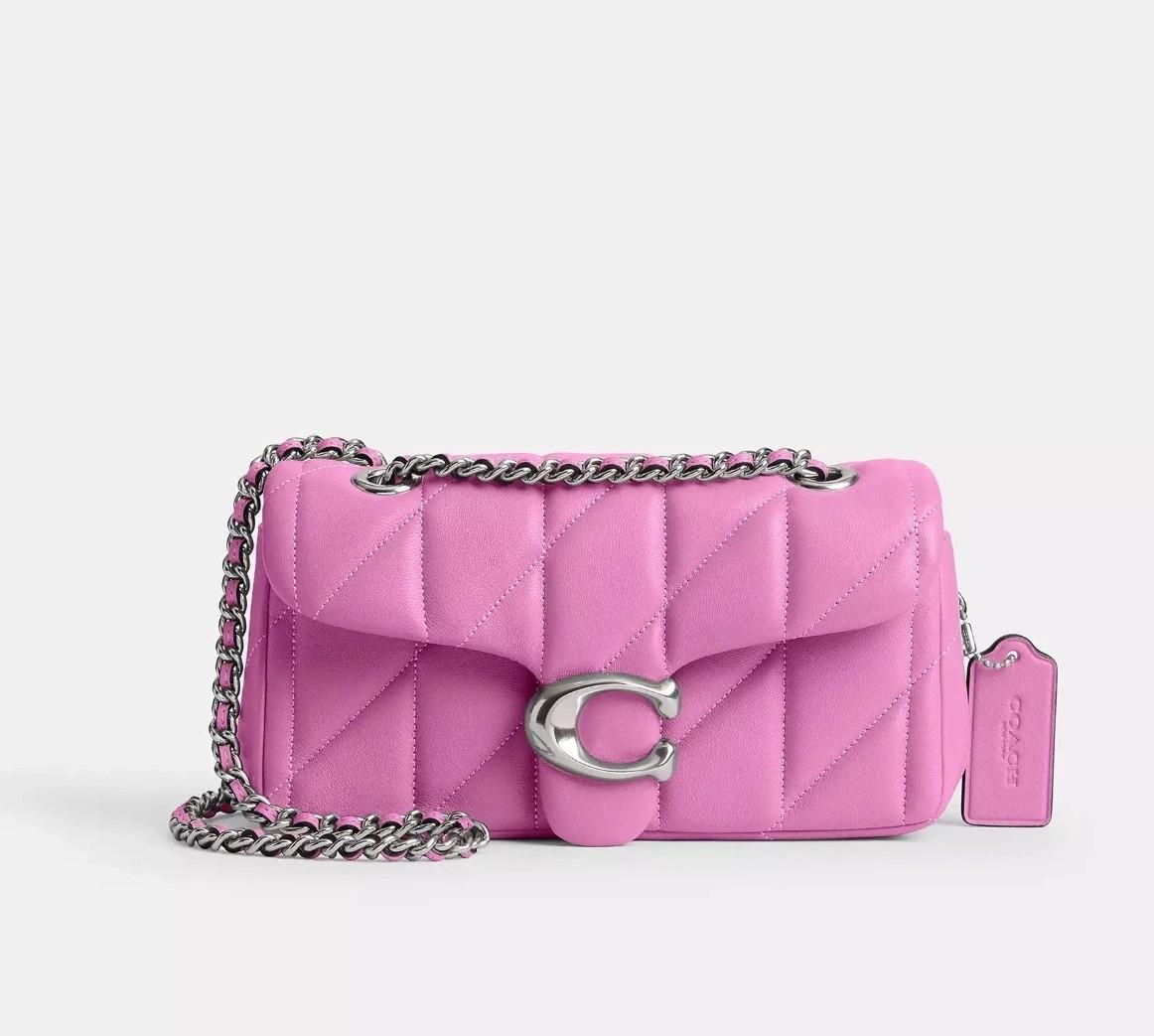Coach Tabby Shoulder Bag 20 with Pillow Quilting – Fuchsia (Silver hardware), photo 5 of 5