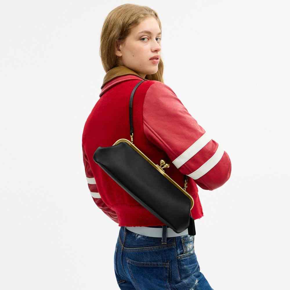 Coach Kisslock Frame Bag 30 – Black, photo 4 of 9