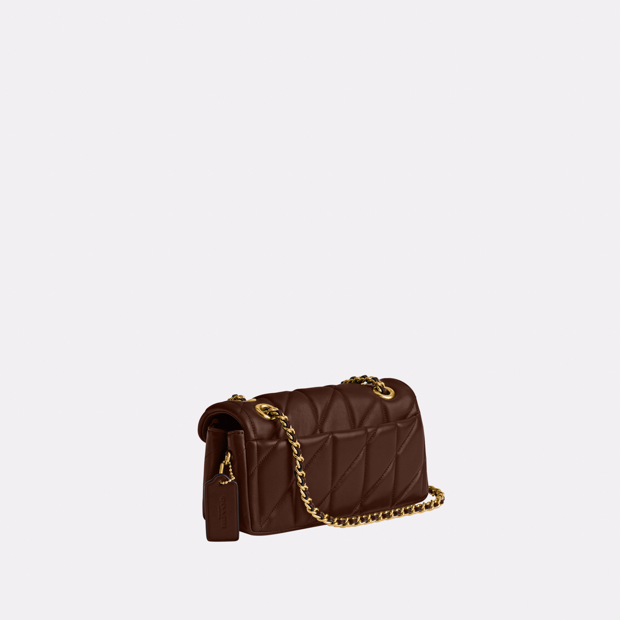 Coach Tabby Shoulder Bag 20 with Pillow Quilting – Dark Brown, photo 6 of 6