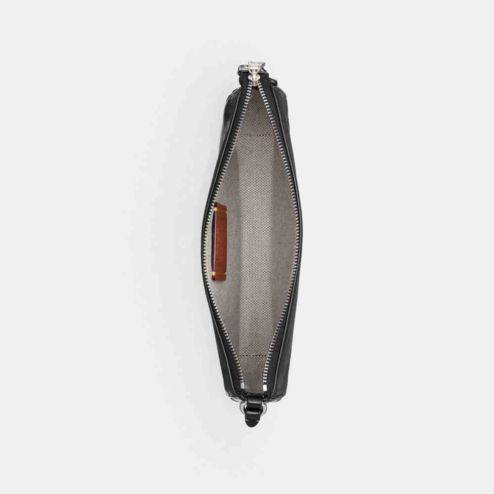 Coach Plaza Bag – Black Glazed (Silver hardware), photo 6 of 9