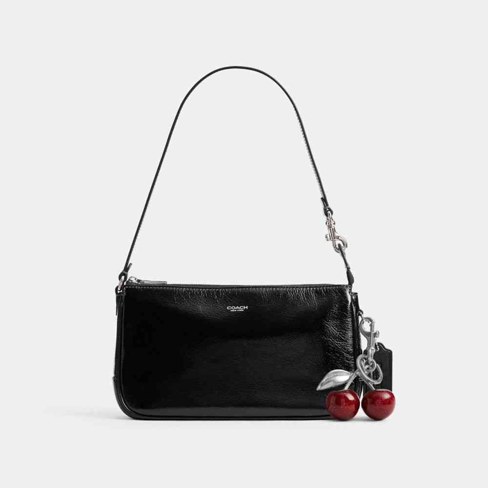 Coach Plaza Bag – Black Glazed (Silver hardware), photo 4 of 9