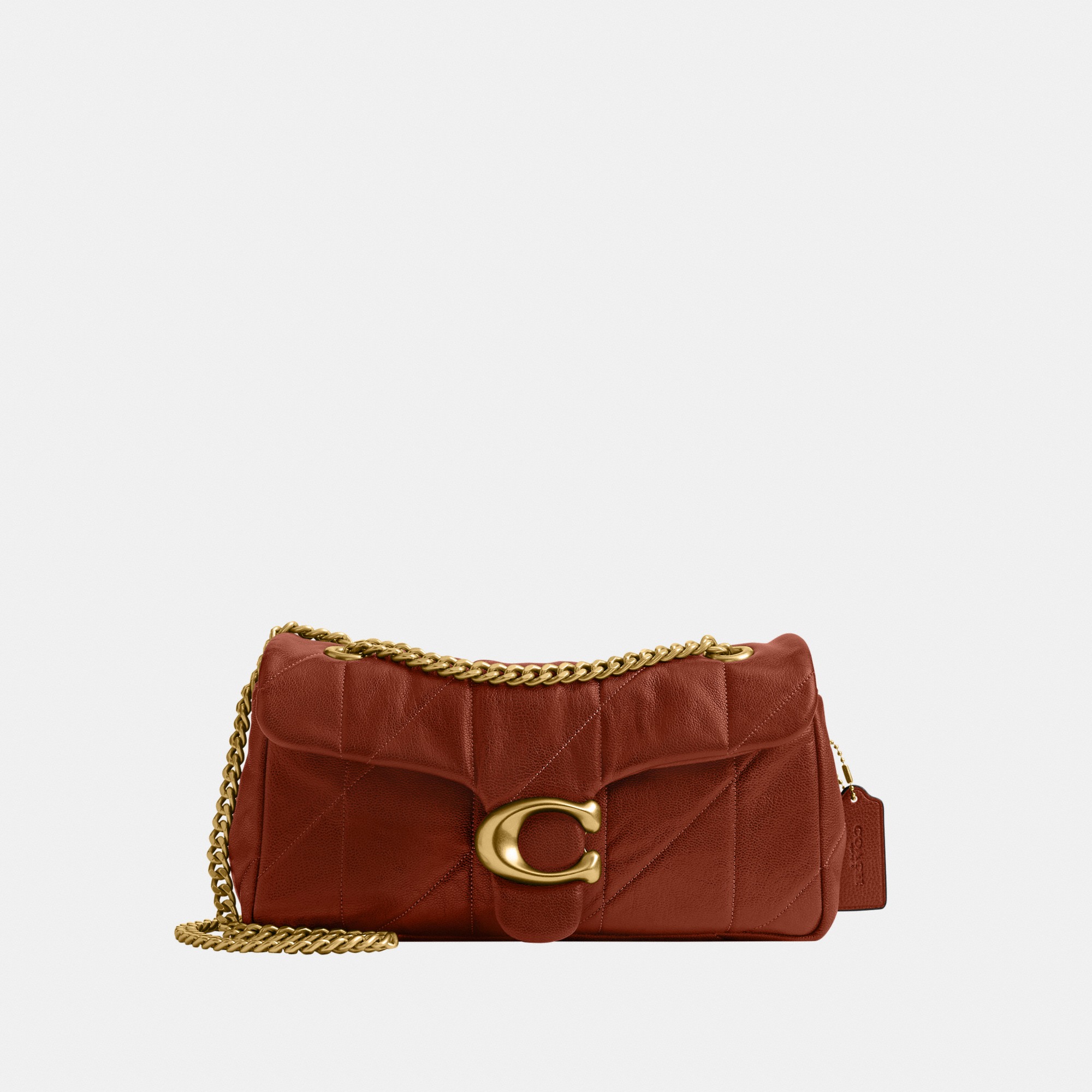 Coach Tabby Shoulder Bag 26 with Quilting – Dark Brown