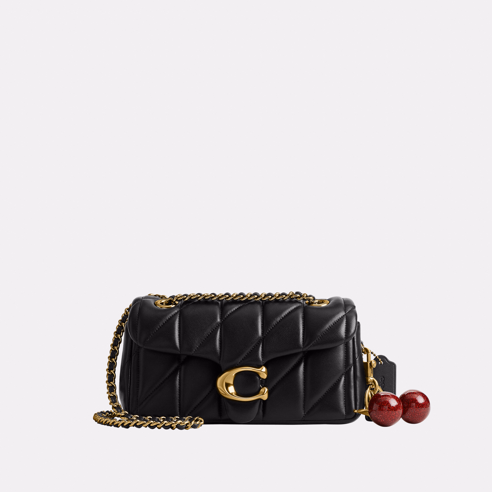 Coach Tabby Shoulder Bag 20 with Pillow Quilting – Black (Brass hardware), photo 2 of 7